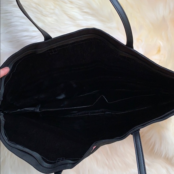 Victoria’s Secret Black/Pink Stripe Beach Bag - Picture 5 of 6